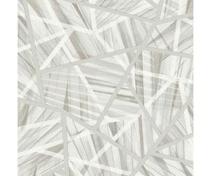 AS Creation Geometric Wallpaper Metallic Textured Apex Triangles Trellis Diamond