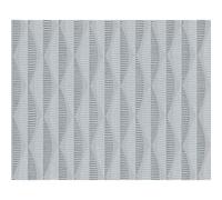 Abstract Leaf Pattern Geometric Stripe Motif Textured Wallpaper A.S. Creation Grey One Size
