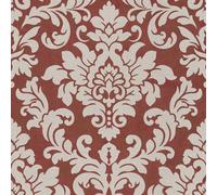 AS Creation Glitter Damask Red Wallpaper Glamorous Paste The Wall Blown Vinyl