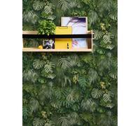 AS CREATION GREEN TROPICAL FOREST PLANTS QUALITY DESIGNER WALLPAPER 37280-2