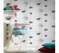 As Creation Helicopter Fire Engine Wallpaper As.creation 35813-1 Childrens Kids Boys