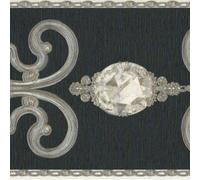 As Creation Jewel Black Self Adhesive Border Wallpaper Elegant Contemporary