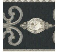 AS Creation Jewel Black Self Adhesive Border Wallpaper Elegant Contemporary