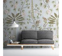 AS Creation Jungle Animals Palm Leaves Wallpaper Feature Wall Mural 159 x 280cm