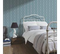 As Creation Life 4 Blue & Cream Retro Textured Wallpaper