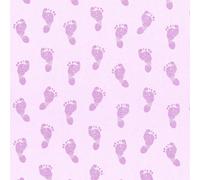 AS Creation Little Stars Blue/Pink Baby Feet Wallpaper Nursery Paste The Wall