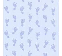 AS Creation Little Stars Blue Baby Feet Wallpaper Toyroom Nursery Paste The Wall