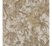 As Creation Metallic Silver & Brown Tropical Jungle Wallpaper 79047-4