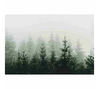 AS Creation Mountain Forest Wall Mural 400cm X 270cm, Grey