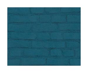 AS Creation Neue Bude 2.0 Brick Turquoise Wallpaper 37414-4 - Textured Faux Wall