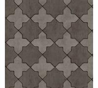 AS Creation New Walls Moroccan Tiles Charcoal Wallpaper 37421-3