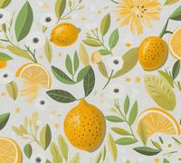 As Creation Non-Woven Kitchen Lemon Wallpaper Yellow 791691