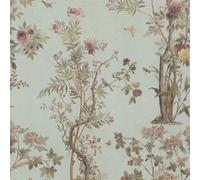 As Creation Paradise Garden Duck Egg Green Floral Wallpaper 79043-5