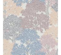 As Creation Pastel Graphic Design Wallpaper, Tree Pattern Colourful Washable Wallpaper, Wallpaper In White, Light Blue, Grey, Yellow And Red