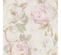 AS Creation Peonies Textured Soft Wallpaper in Pink AS Creation Pink