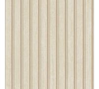 Non-woven wallpaper Scandinavian wood panel look beige cream 39109-6 (2,83£/1qm)