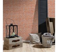 AS Creation Red House Brick Pattern Wallpaper Faux Effect Stone Embossed 319432