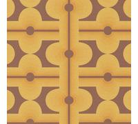 As Creation Retro 70's Shape Pattern Yellow Wallpaper Textured Paste The Wall