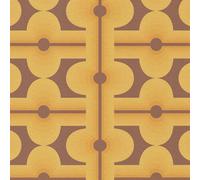A.S. Création Wallpaper Retro 70s Panel 395334 Brown/Yellow/Orange 8.5m x 0.53m Paste The Wall