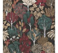 As Creation Tree Wallpaper Black Leaf Wallpaper Of Oak Forest Wallpaper With Large Trees Ideal For Bedrooms