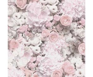 AS Creation Trendwall 2 Floral Lilac Wallpaper 38008-2 - Feature Roses Wall