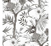 AS Creation Tropical Flowers Wallpaper Paste The Wall Monochromatic/Multicolour