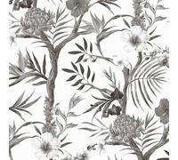 AS Creation Tropical Flowers Wallpaper Paste The Wall Monochromatic/Multicolour