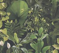 Non-woven wallpaper jungle tropics plants leaves jungle green 39698-1 (3,29£/1qm