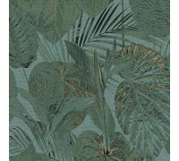 As Creation Tropical Leaves Green Wallpaper Gold Textured Paste The Wall Vinyl