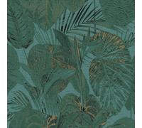 As Creation Tropical Leaves Green Wallpaper Gold Textured Paste The Wall Vinyl
