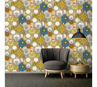 Luxury Wallpaper Versace 3 Non-Woven Wallpaper 10.05 m x 0.70 m Gold Blue Violet Made in Germany 349011 34901-1