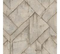 As Creation Vintage Industrial Beige Grey Concrete Wall Effect Wallpaper, Vinyl Paste The Wall Washable