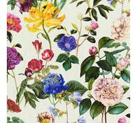 AS Creation White/Multi 373361 Floral Wallpaper Jette Joop Flowers And Leaves