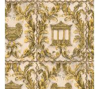 As Creation Wolfgang Joop Greek Temple Gold Glitter Wallpaper Beige Paste The Wall Vinyl