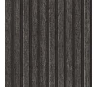 A.S. Création PintWalls II 391094 Wooden Wallpaper Acoustic Panels Grey Black Slat Wall 10.05 m x 0.53 m Made in Germany