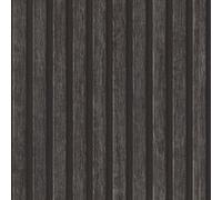 A.S. Création PintWalls II 391094 Wooden Wallpaper Acoustic Panels Grey Black Slat Wall 10.05 m x 0.53 m Made in Germany