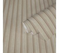 Non-woven wallpaper Scandinavian wood panel look beige cream 39109-6 (2,83£/1qm)