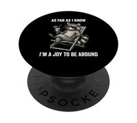As Far As I Know I'm A Joy To Be Around Funny Raccoon PopSockets Adhesive PopGrip