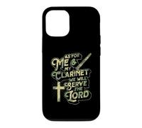 As For Me And My Clarinet We Will Serve The Lord Christian Case for iPhone 12/12 Pro