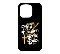As For Me And My Clarinet We Will Serve The Lord Christian Case for iPhone 15 Pro