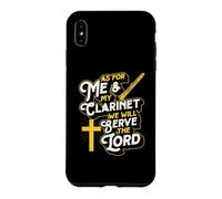As For Me And My Clarinet We Will Serve The Lord Christian Case for iPhone XS Max
