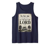 As for Me and My House, We Will Serve The Lord - Joshua 24 Tank Top