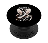 As For Me And My Piano We Will Serve The Lord PopSockets Adhesive PopGrip