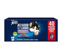 As Good as It Looks Mixed Cat Food 40 x 85g - Specially Prepared With Tender Meaty Pieces in a Succulent Jelly - We Are Sure Your Cat Will Find It Irresistible Every Meal Time