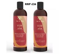 AS I AM RESTORE & REPAIR JAMAICAN BLACK CASTOR OIL SHAMPOO 355ML -2 PACK