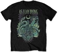 As I Lay Dying Kobra Herren T-Shirt Band Merch Men's Man Black S