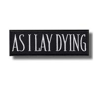As I Lay Dying Patch Badge Embroidered Iron on Applique