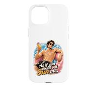 As if you could out Sun me. vampire, books, summer, pool Case for iPhone 15