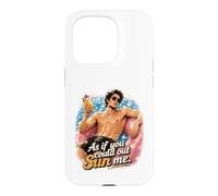 As if you could out Sun me. vampire, books, summer, pool Case for iPhone 15 Pro
