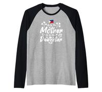 As Is The Mother So Is Her Daughter - Philippines Daughter Raglan Baseball Tee